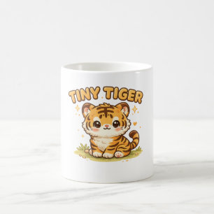 Tiny Tiger Kawaii Cute Baby Tiger Cartoon Animal Coffee Mug