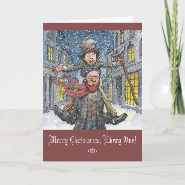 "Tiny Tim" Christmas Card (Front)