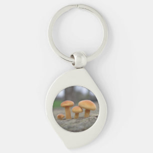 Tiny Toadstools Macro Keychain