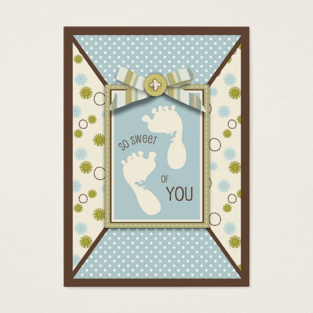 Tiny Toes TY Gift Tag (Front)