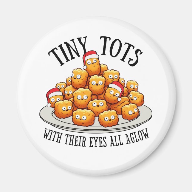 Tiny Tots Funny Christmas Magnet (Front)