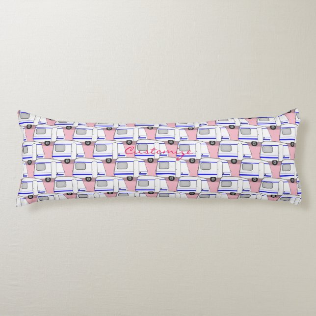 Tiny trailer gypsy caravan Thunder_Cove any colour Body Pillow (Front)