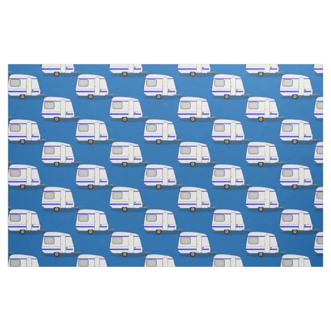 Tiny trailer gypsy caravan Thunder_Cove any colour Fabric (Fat Quarter)