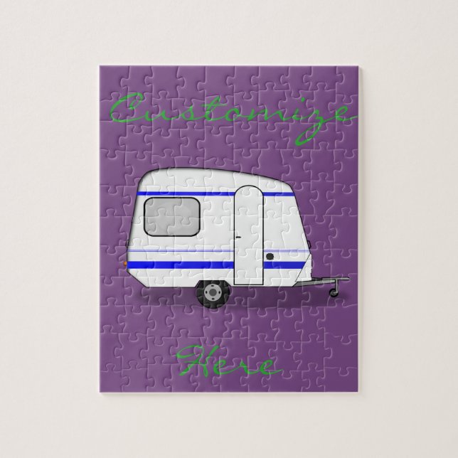 Tiny trailer gypsy caravan Thunder_Cove Jigsaw Puzzle (Vertical)