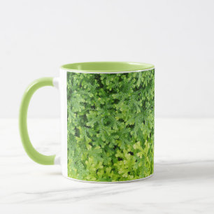 Tiny tropical fern mug