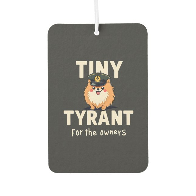 Tiny Tyrant Air Freshener (Front)