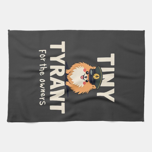 Tiny Tyrant Kitchen Towel (Horizontal)