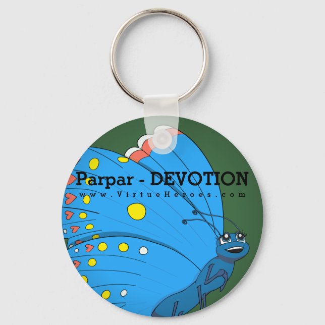 Tiny Virtue Heroes™ - Parpar Key Chain (Front)