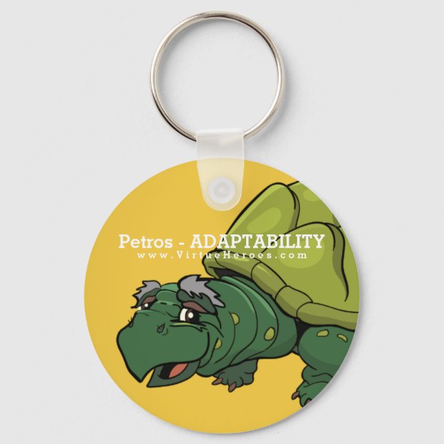 Tiny Virtue Heroes - Petros Key Chain (Front)