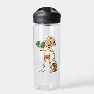 Tiny Weight. Big Spirit. – Funny Gym Motivation Water Bottle