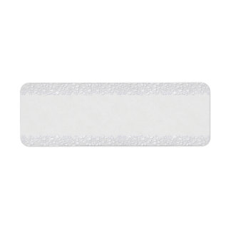Tiny White Floral Apothecary Label