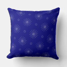 Tiny white flowers on navy blue