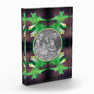 Tiny White Wildflower Create Your Own  Photo Block