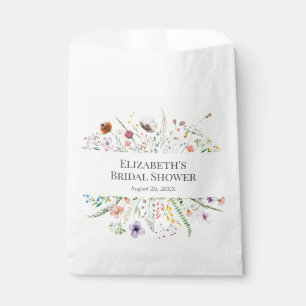 Tiny Wildflower Meadow Bridal Shower  Favour Bag