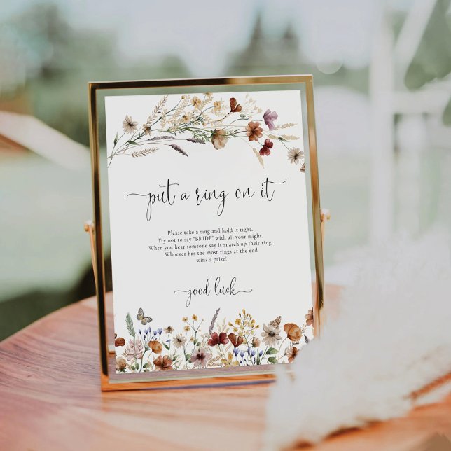 Tiny Wildflower Put A Ring On It Sign (Creator Uploaded)