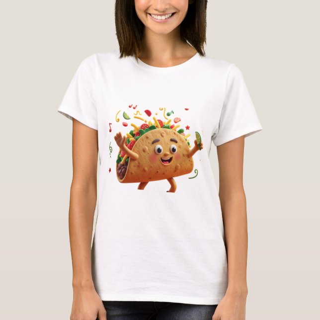 Tiny Yummy Clay World: Realistic Cute Food 3D Art  T-Shirt (Front)