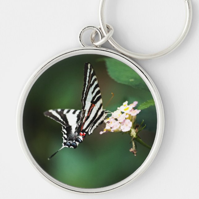 Tiny Zebra Keychain (Front)