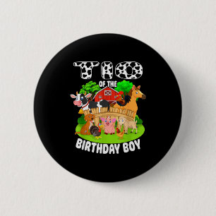 Tio Of The Bday Boy Farm Animals Matching Farm The 2 Inch Round Button