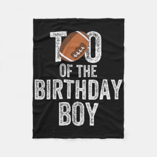 Tio Of The Birthday Boy American Football Lover Fleece Blanket