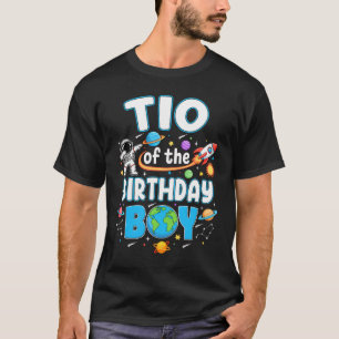Tio Of The Birthday Boy Astronaut Family Space Pla T-Shirt