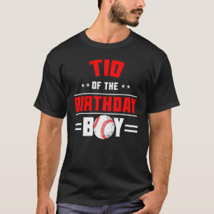 Tio Of The Birthday Boy Baseball Theme Family Bday T-Shirt