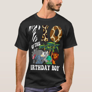 Tio of the Birthday Boy Zoo Bday Safari Celebratio T-Shirt