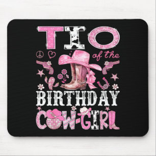 Tio Of The Birthday Cow-girl Nk Disco Rodeo Tio Mouse Pad