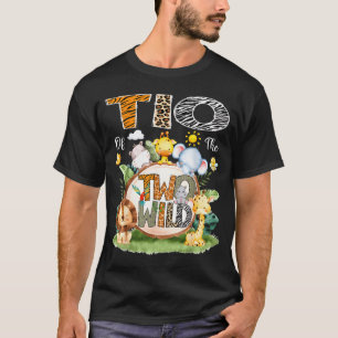 Tio Of The Two Wild 2nd Birthday Boy Jungle Safari T-Shirt