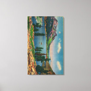 Tioga Lake and Mt. Dana in High Sierra Canvas Print