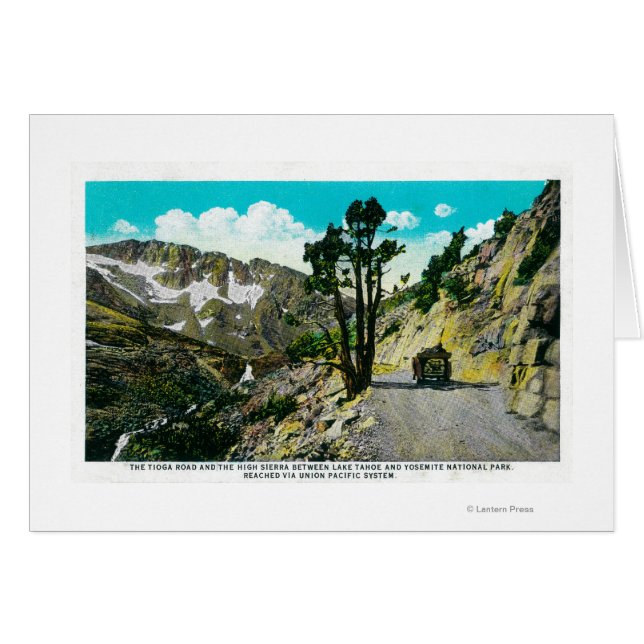 Tioga Road High Sierra entre Tahoe et Yosemit (Devant horizontal)
