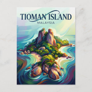 Tioman Island Malaysia Postcard