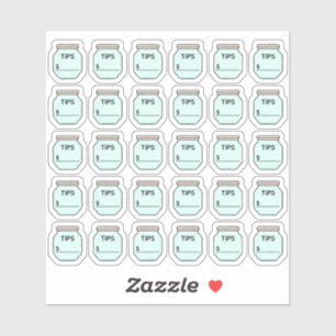 Tip Jar Money Tracking Planner