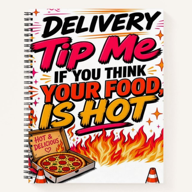Tip Me Notebook (Front)