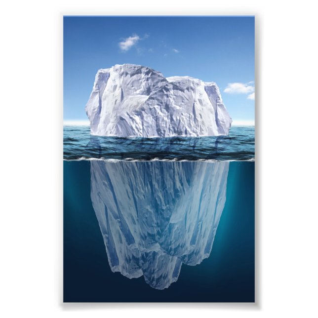 Tip of the Iceberg Photo Print (Front)