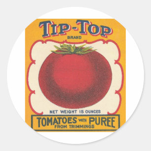 Tip-Top Tomatoes Vintage Label