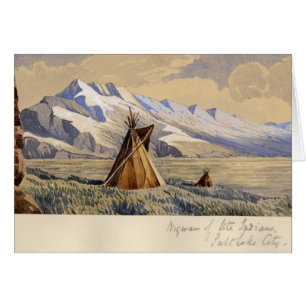 Tipi des Indiens d'Ute, Salt Lake City