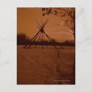 Tipi Frame Postcard