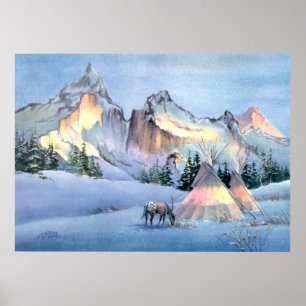 TIPI WINTER APPALOOSA by SHARON SHARPE Poster