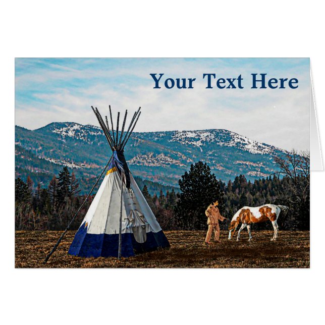 Tipi - Winter Camp (Front Horizontal)