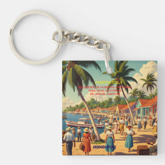  tipo chapa PUERTO DE TELA Keychain