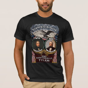 Tippecanoe 1840 Election Men's Dark Shirt