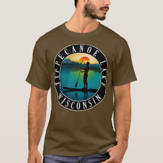 Tippecanoe Lake Wisconsin Paddleboarding T-Shirt