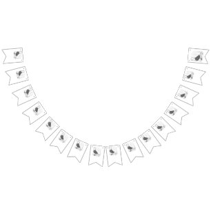 Tippler Shield Marked Pigeon Bunting Flags