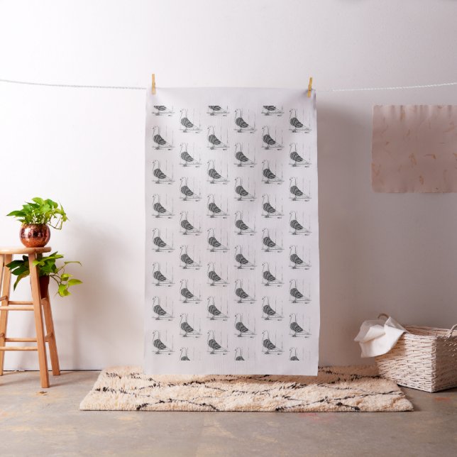 Tippler Shield Marked Pigeon Fabric (In Situ)