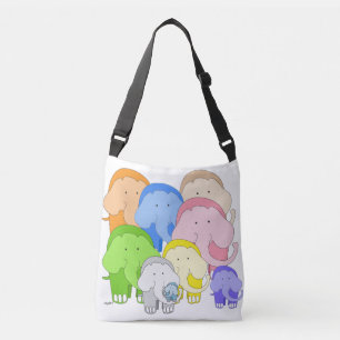 Tippy Toes Elephant Crossbody Bag