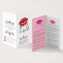 Tips and Tricks Lipsense Distributor Business Card