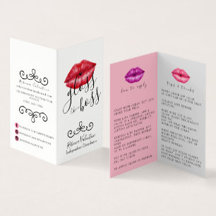 Tips and Tricks Lipsense Distributor Business Card