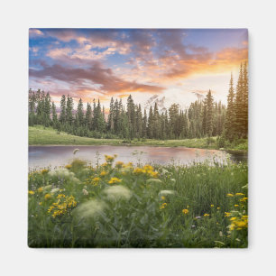 Tipsoo Lake of Mt.Rainier Magnet