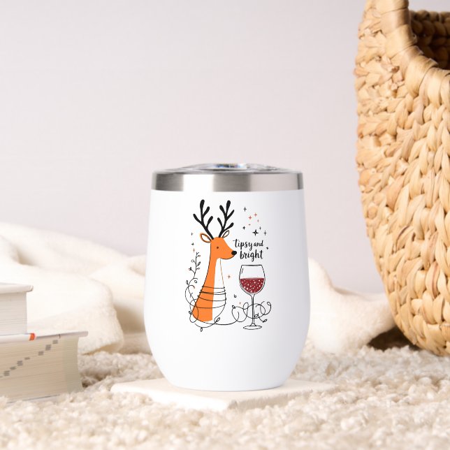 Tipsy and Bright Reindeer  (Living Room (Rotated))