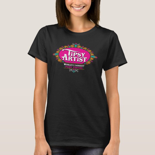 Tipsy Artiste T-shirt noir (Devant)